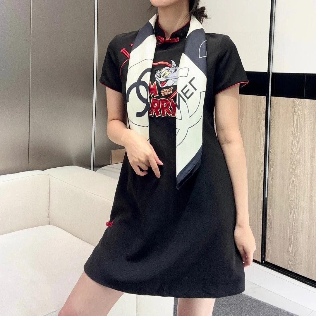 CHANEL 25S SCARF 90 IN SILK 730653 mysite