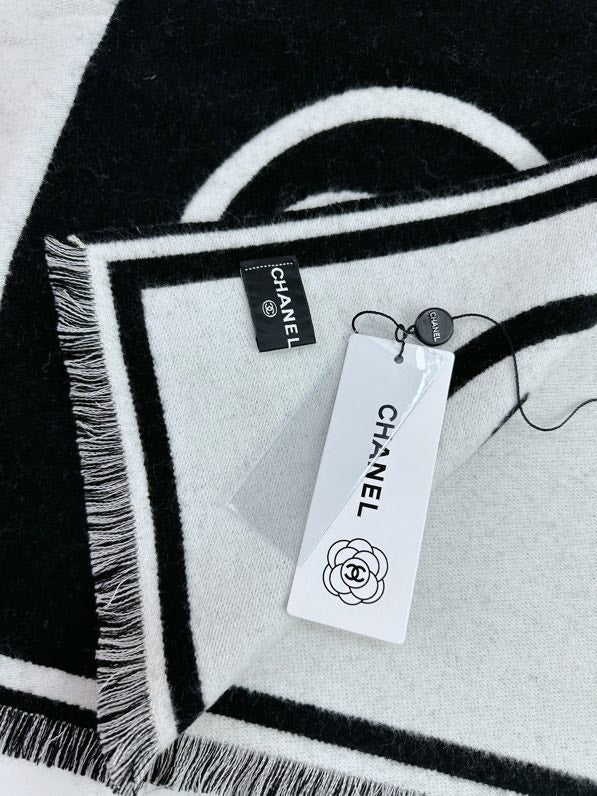 CHANEL 25S SCARF 195 IN CASHMERE WOOL 709604 mysite