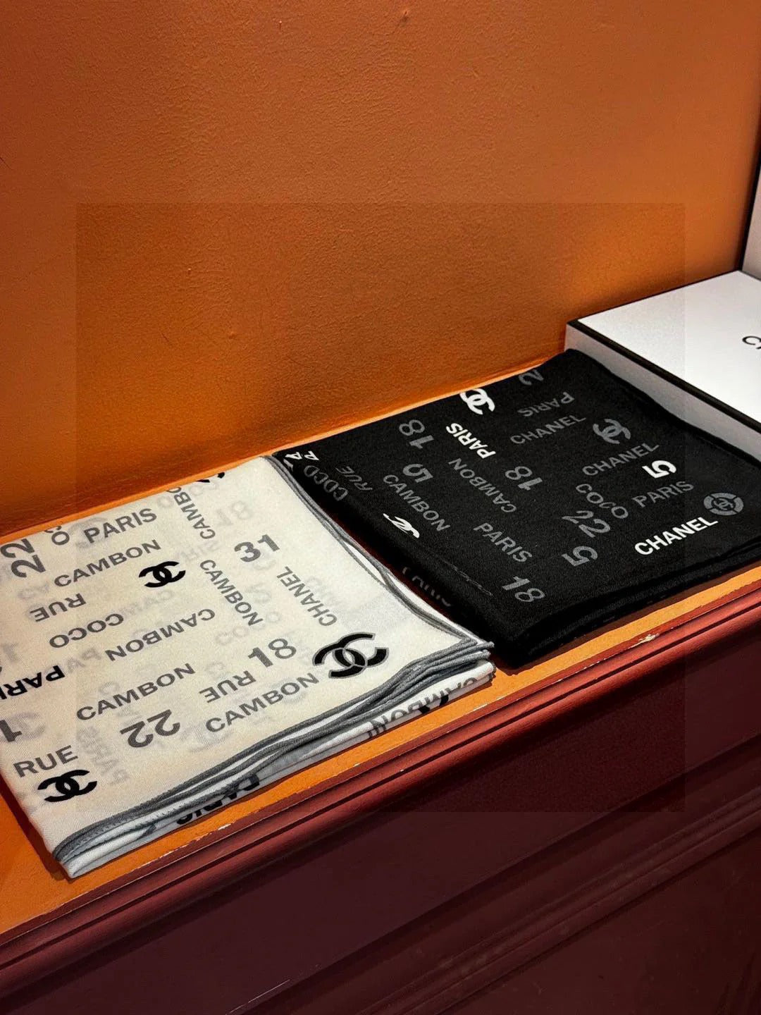 CHANEL 25S SCARF 140 IN CASHMERE SILK 733897 mysite