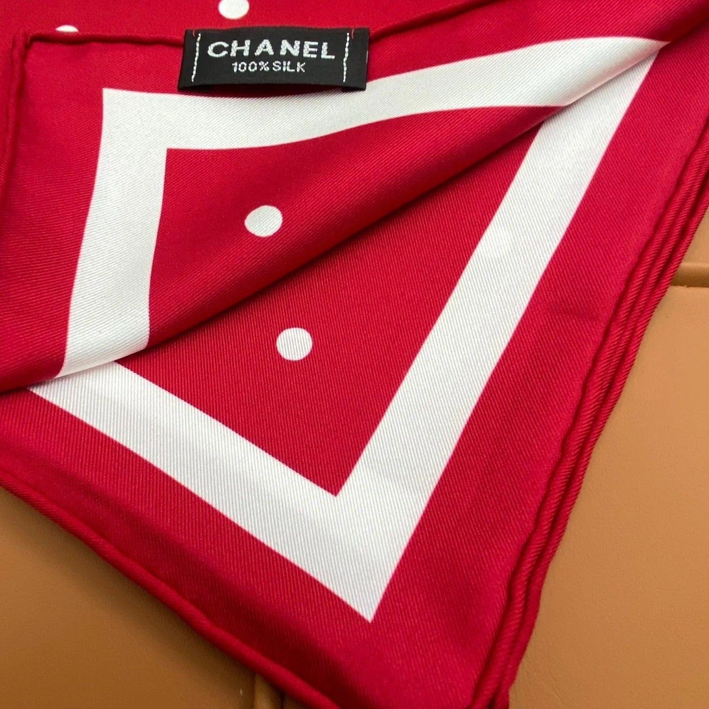 CHANEL 25S SCARF 90 IN SILK 704604 mysite