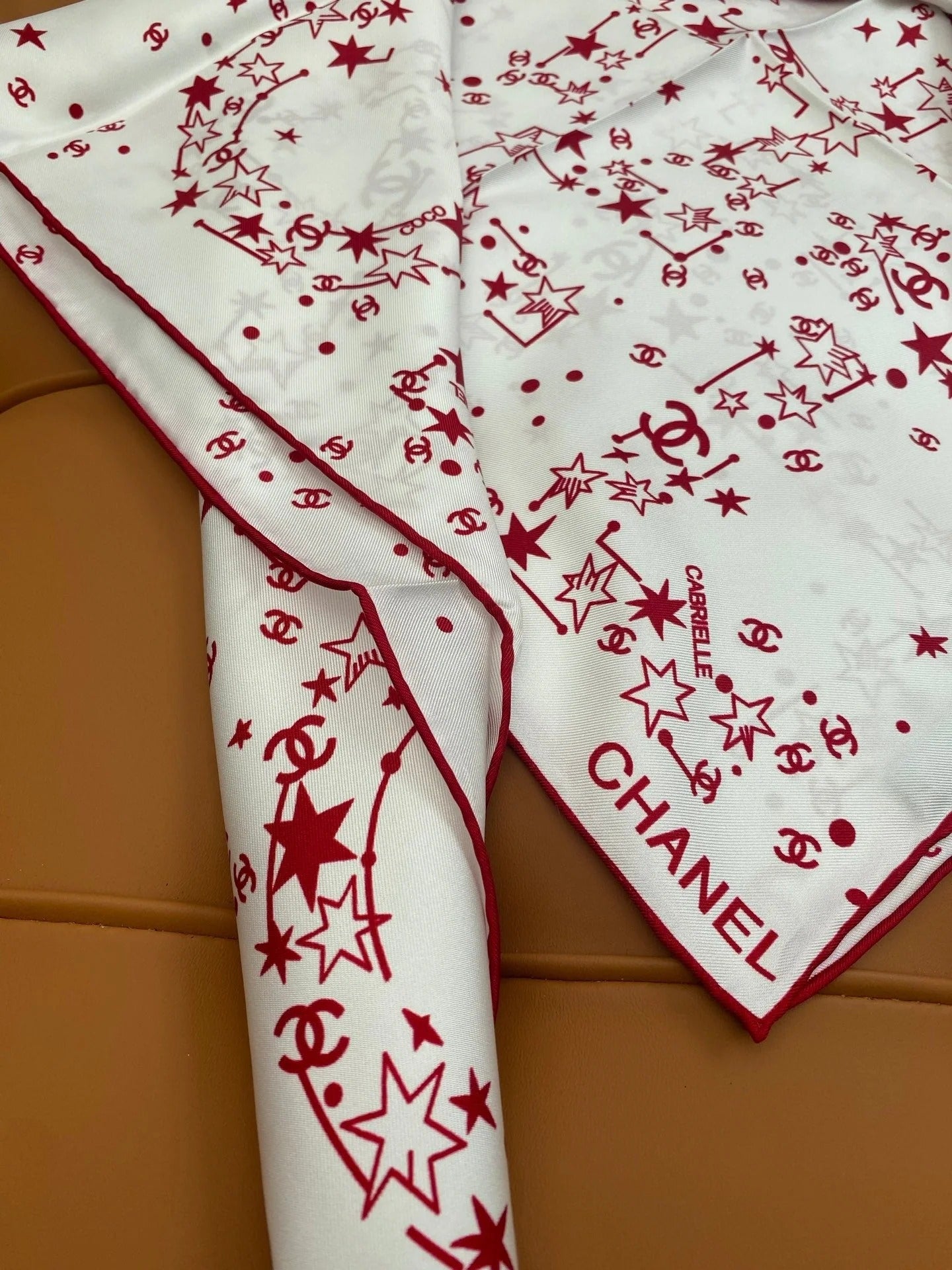 CHANEL 25S SCARF 90 IN SILK 704601 mysite