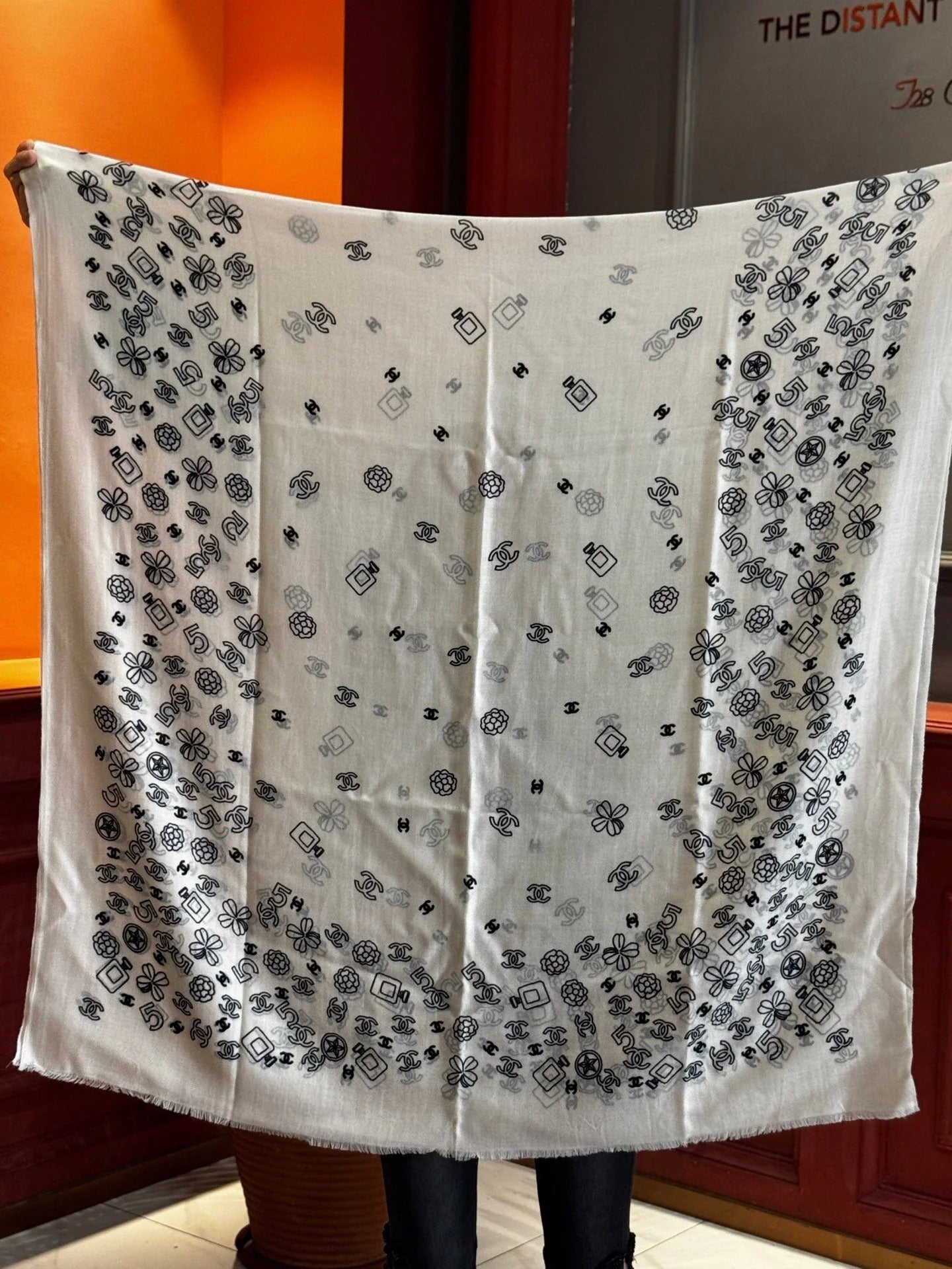 CHANEL 25S SCARF 200 IN CASHMERE 727296 mysite