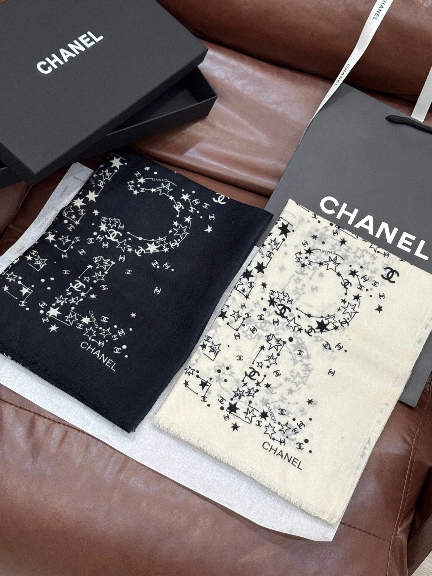 CHANEL 25S SCARF 200 IN CASHMERE 728986 mysite