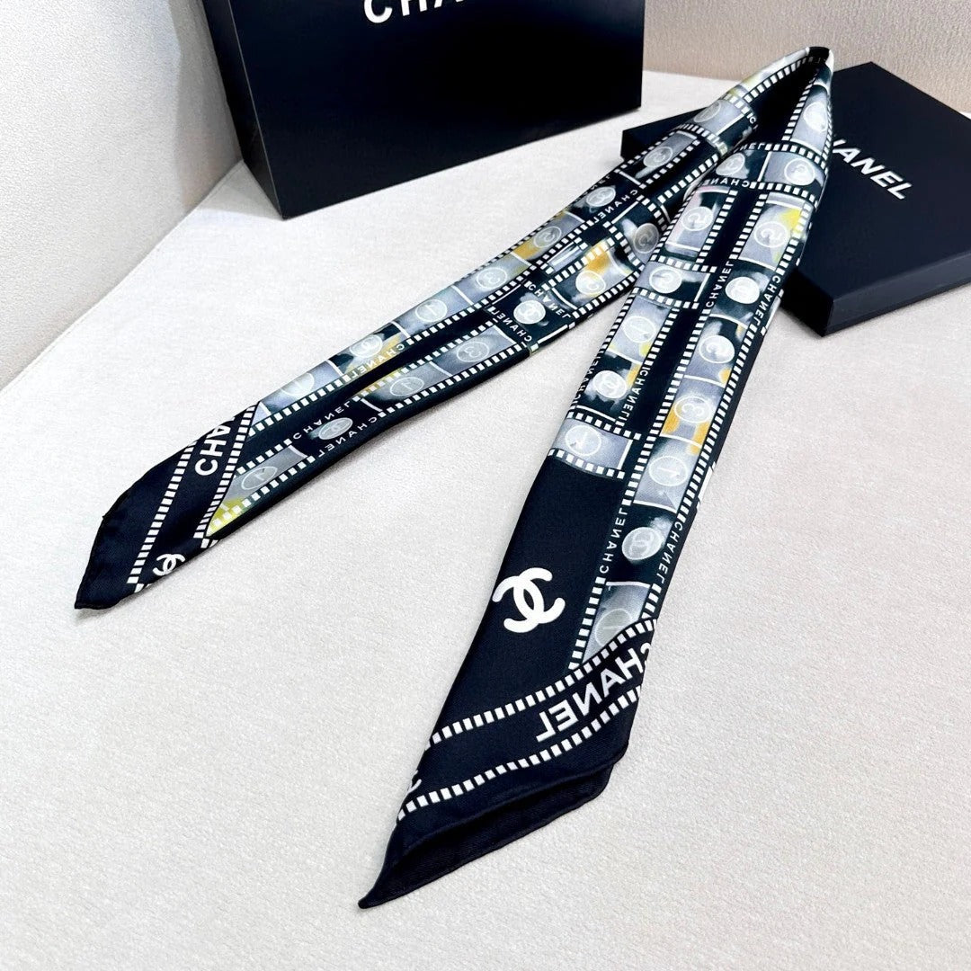 CHANEL 25S SCARF 88 IN SILK 737191 mysite