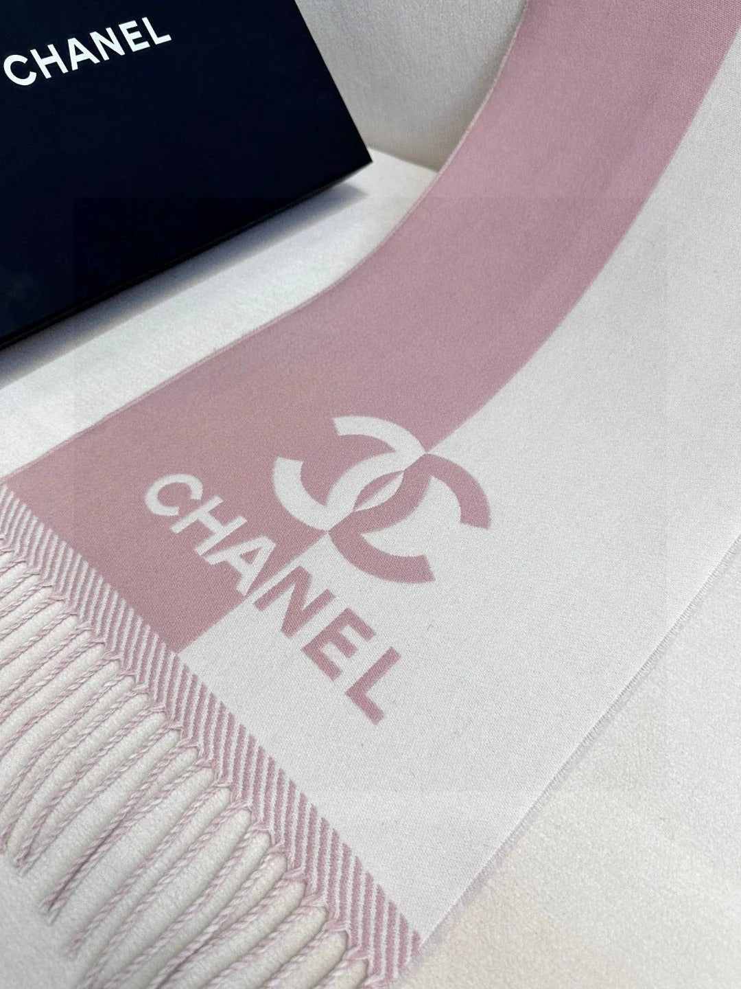 CHANEL 25S SCARF 184 IN MERINO WOOL 727322 mysite