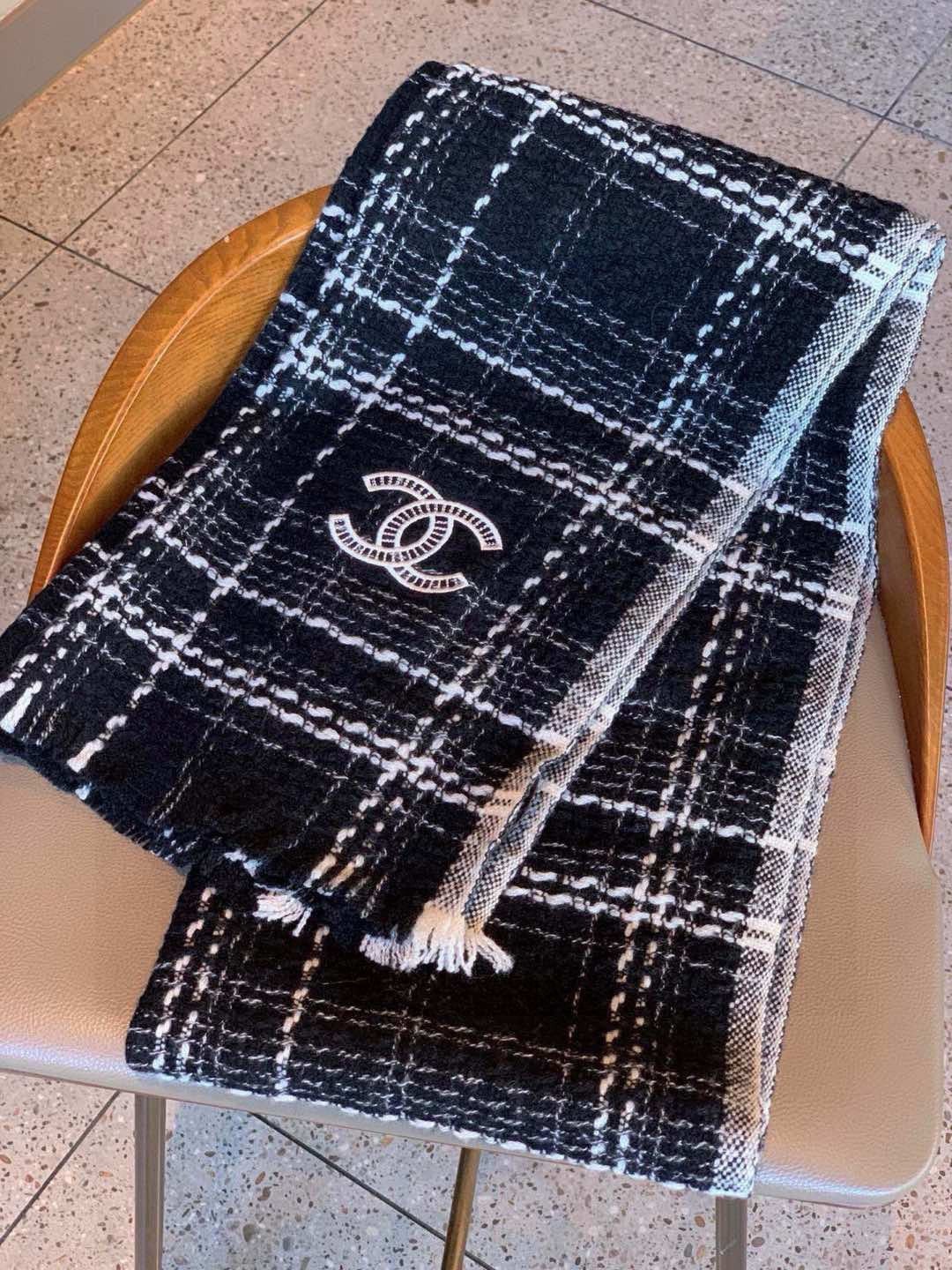 CHANEL 25S SCARF 200 IN CASHMERE 732052 mysite