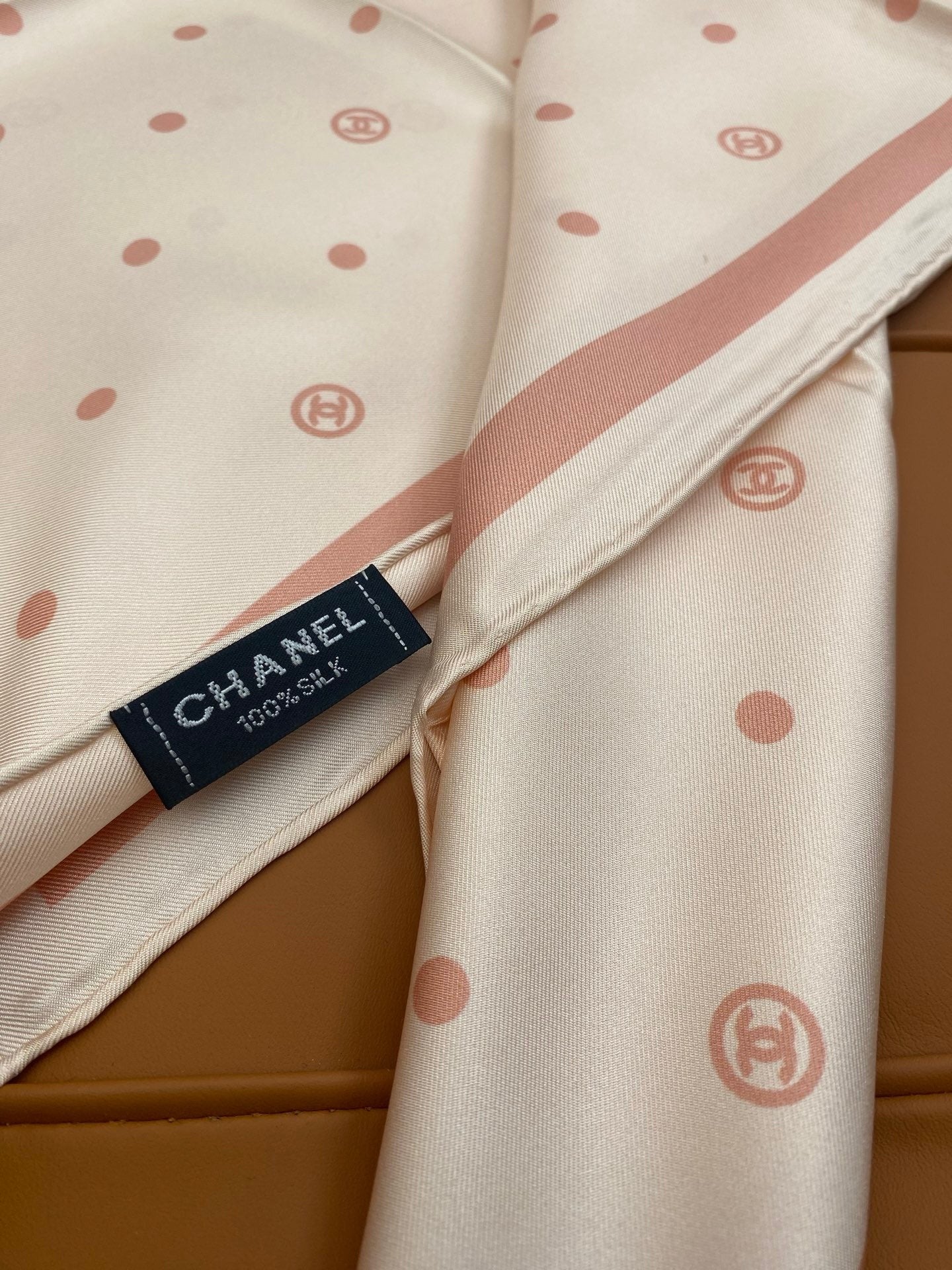 CHANEL 25S SCARF 90 IN SILK 704605 mysite