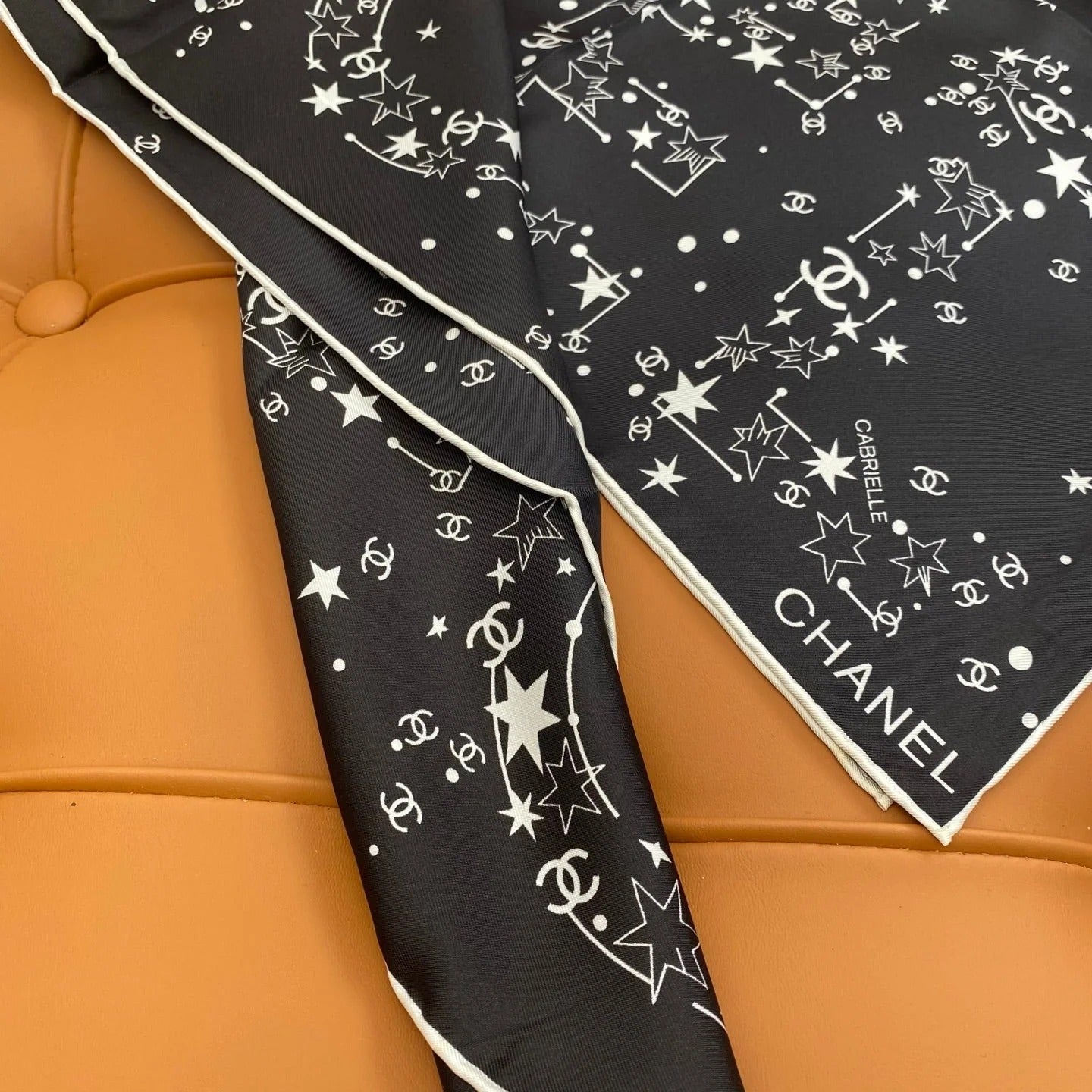 CHANEL 25S SCARF 90 IN SILK 704600 mysite