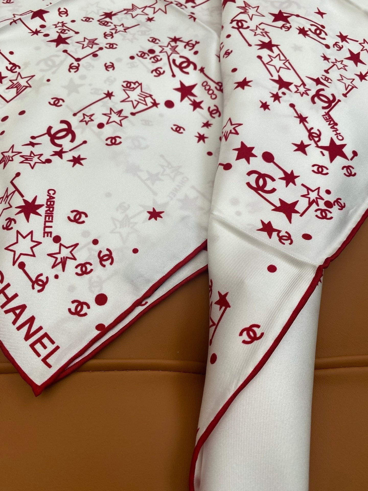 CHANEL 25S SCARF 90 IN SILK 704601 mysite