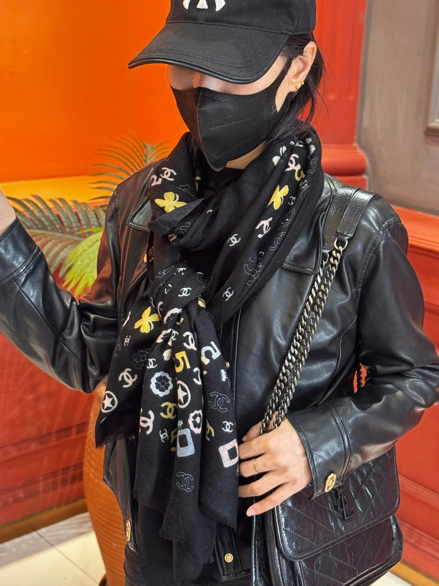 CHANEL 25S SCARF 200 IN CASHMERE 727295 mysite