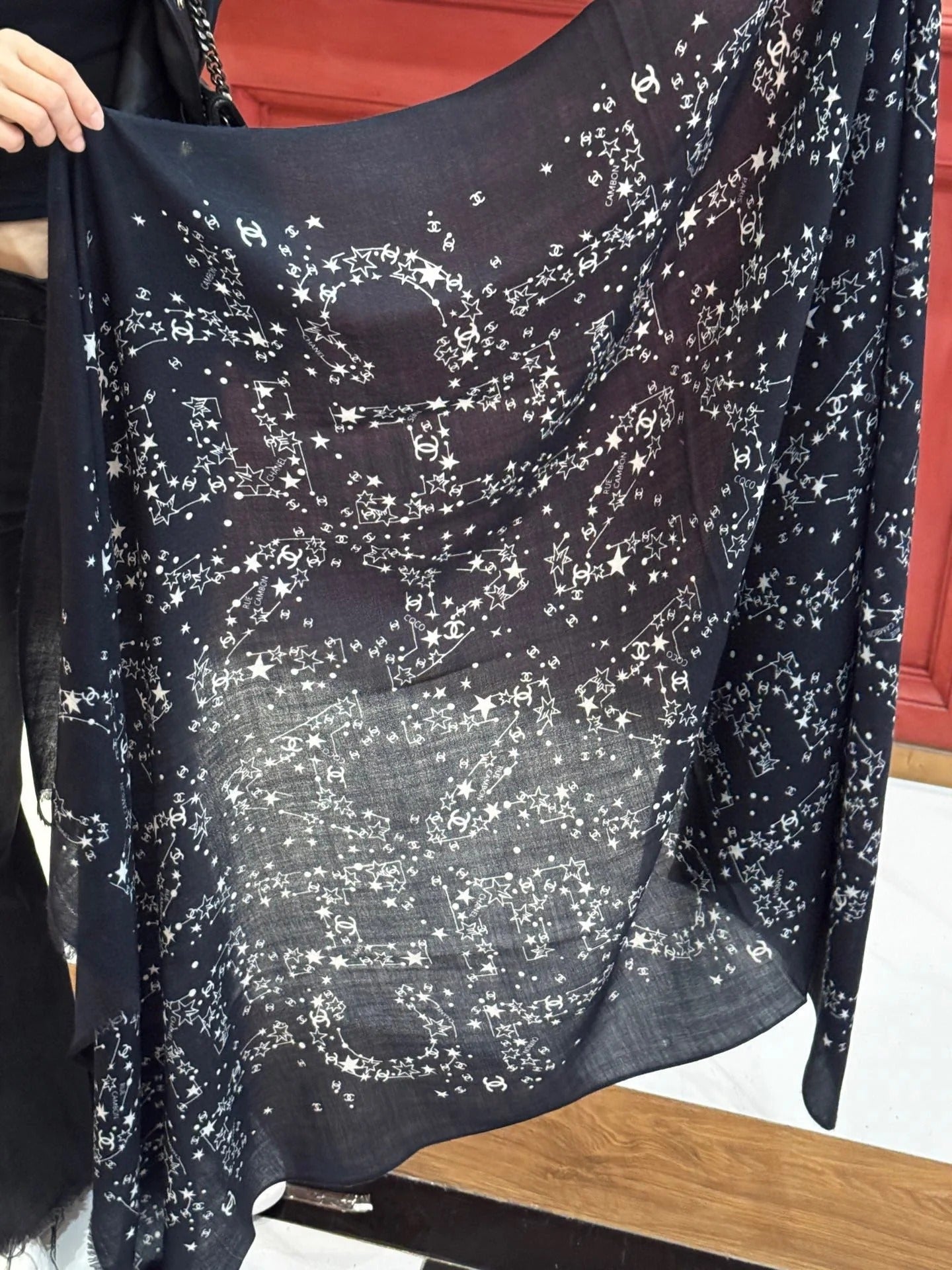 CHANEL 25S SCARF 200 IN CASHMERE 728986 mysite