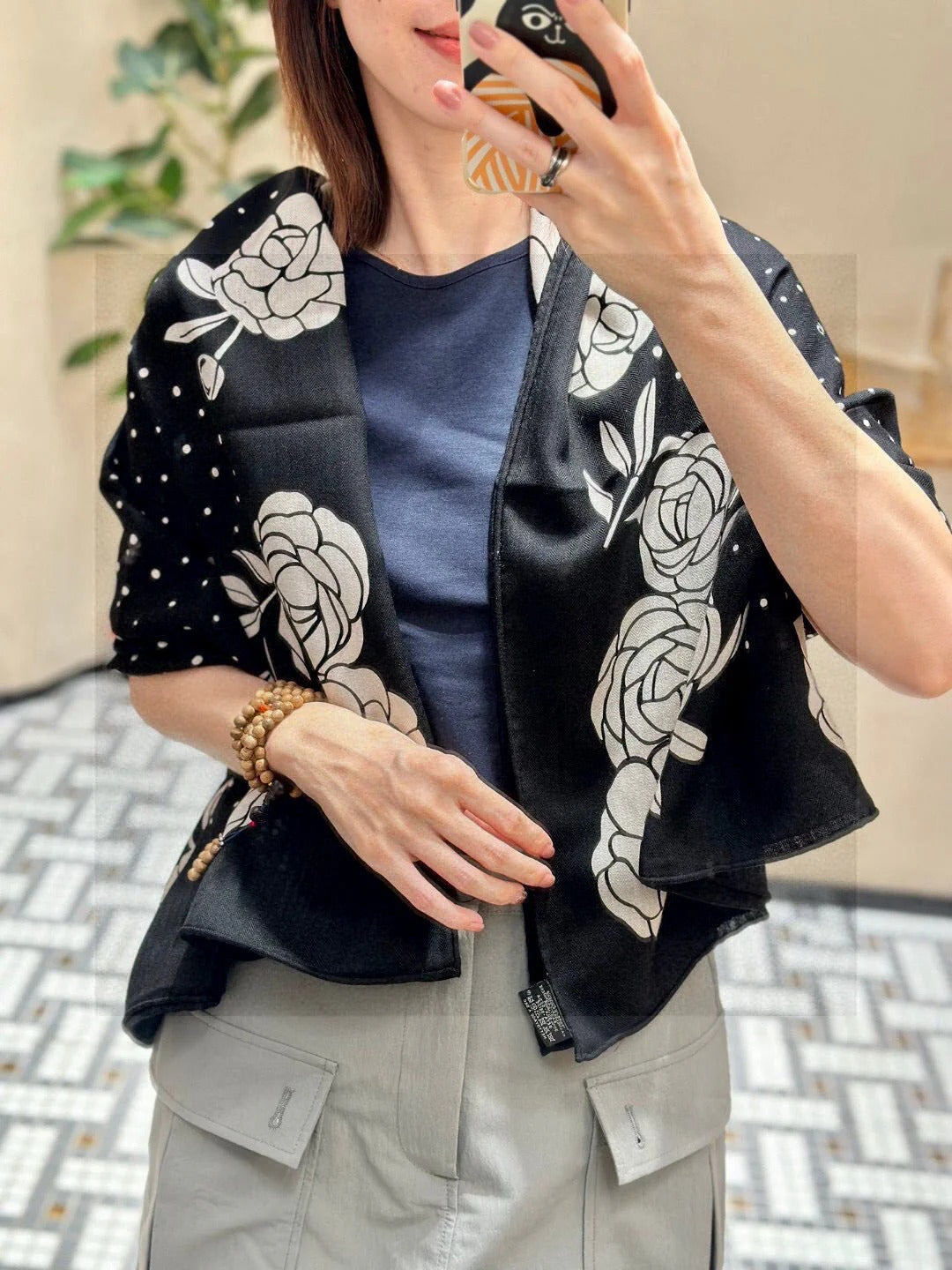 CHANEL 25S SCARF 140 IN SILK 735805 mysite