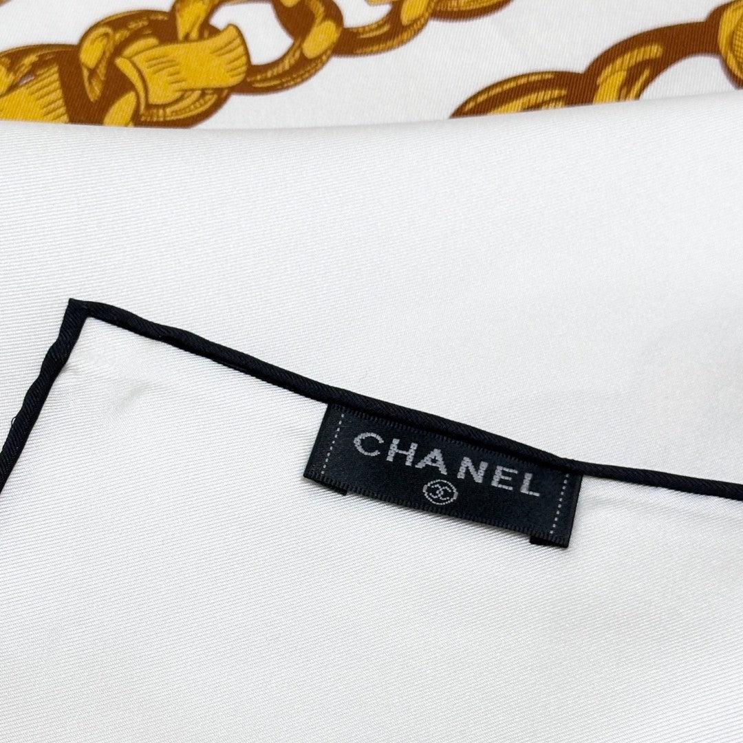 CHANEL 25S SCARF 90 IN SILK 729043 mysite