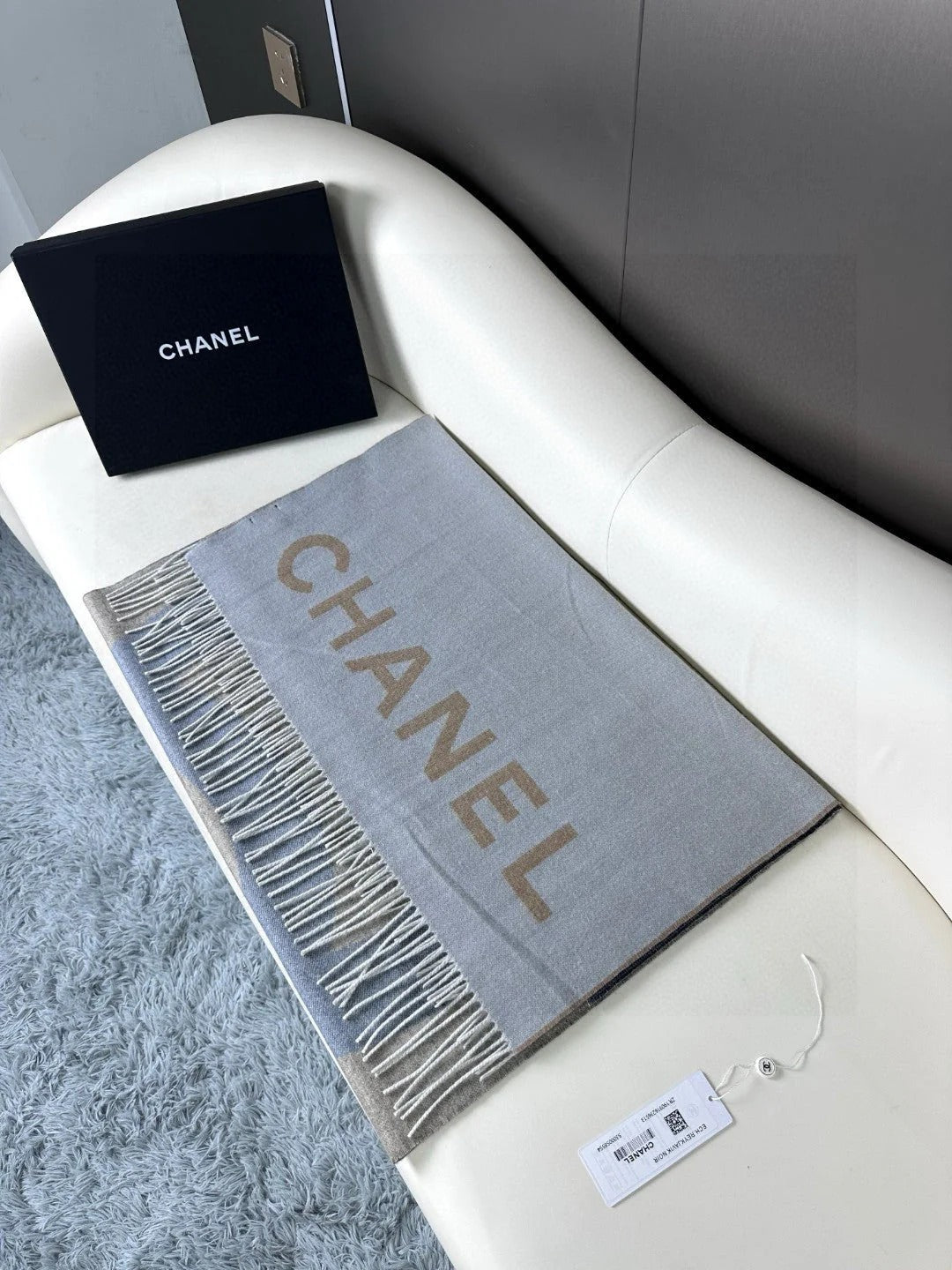 CHANEL 25S SCARF 180 IN CASHMERE 724825 mysite