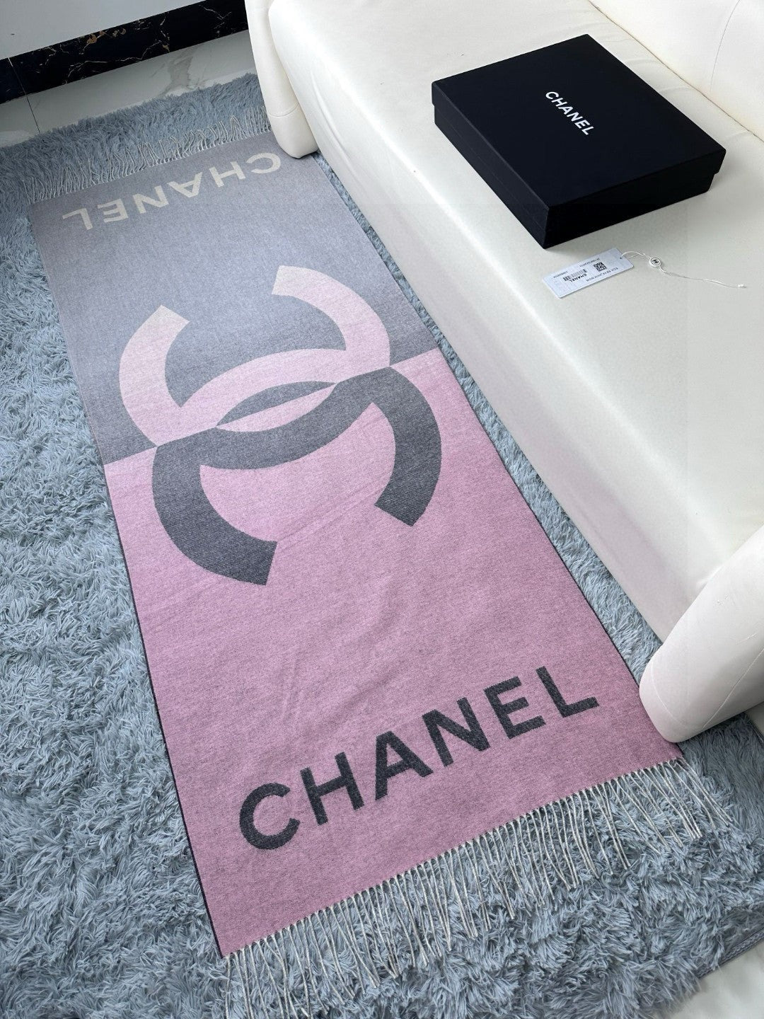 CHANEL 25S SCARF 180 IN CASHMERE 724826 mysite