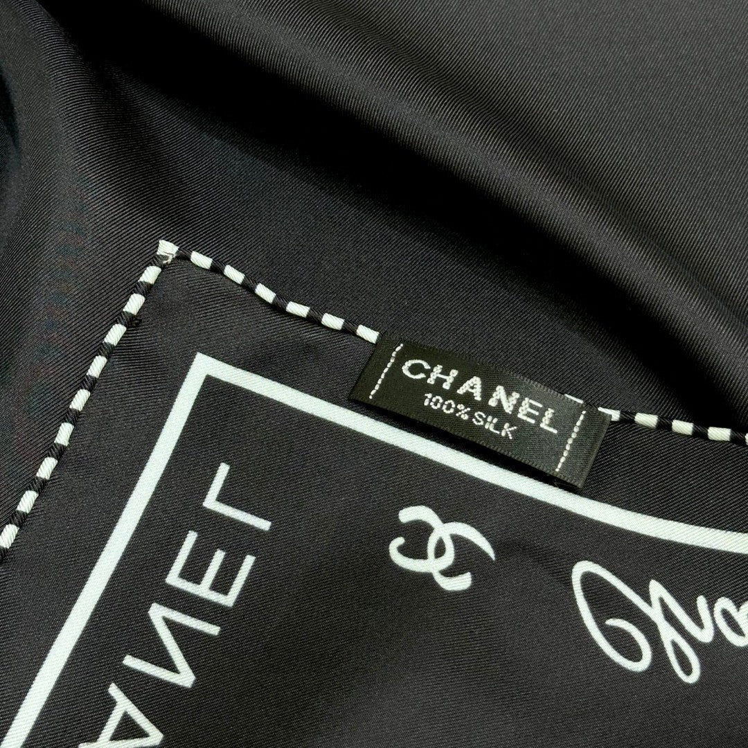 CHANEL 25S SCARF 90 IN SILK 732123 mysite