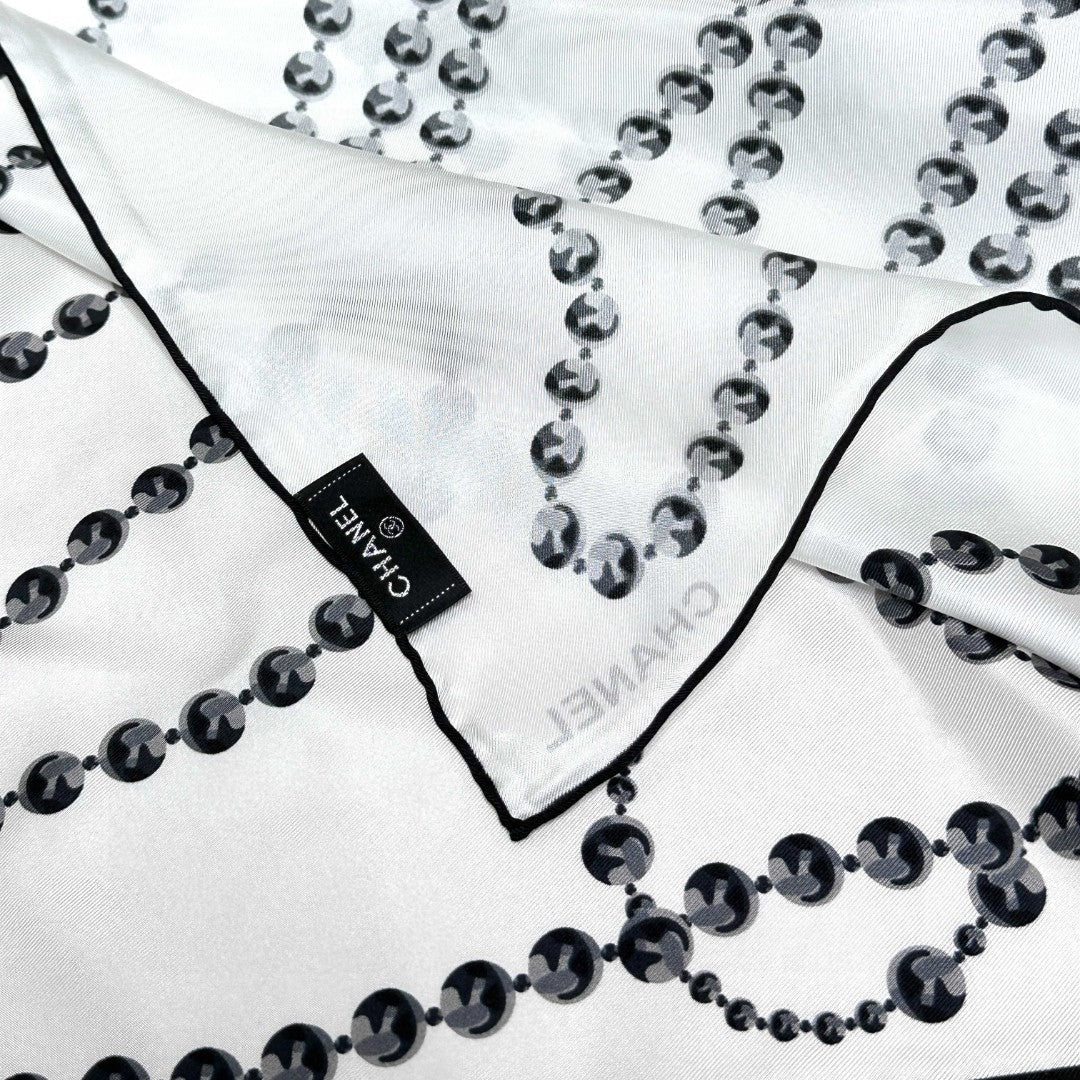 CHANEL 25S SCARF 90 IN SILK 711321 mysite