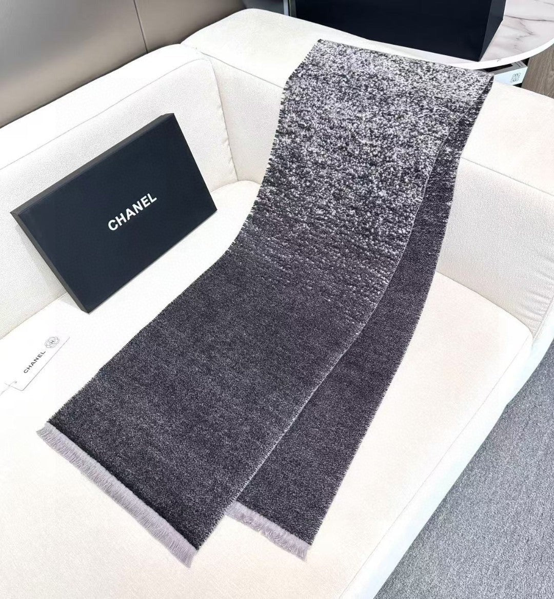 CHANEL 25S SCARF 185 IN CASHMERE WOOL 733953 mysite