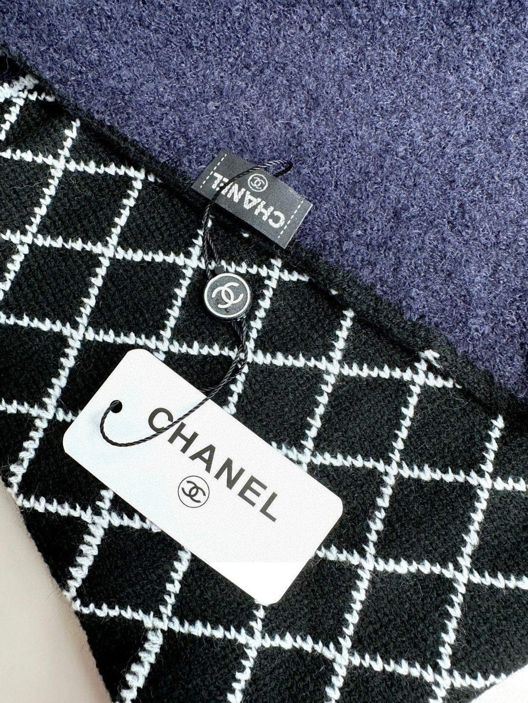 CHANEL 25S SCARF 185 IN CASHMERE 721526 mysite