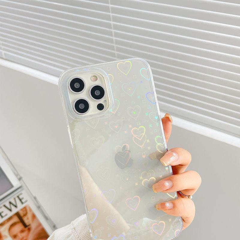Holographic Heart iPhone Case mysite