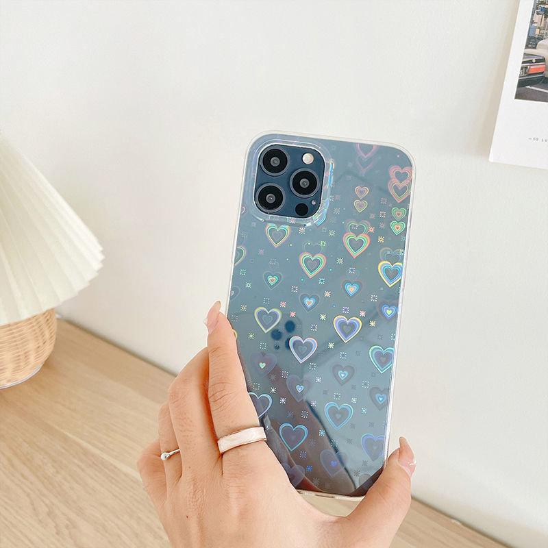 Holographic Heart iPhone Case mysite