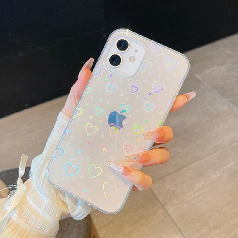 Holographic Heart iPhone Case mysite