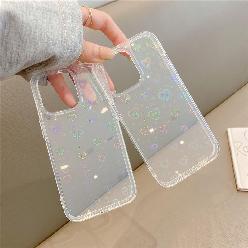Holographic Heart iPhone Case mysite