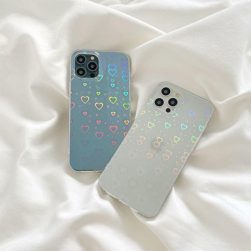 Holographic Heart iPhone Case mysite