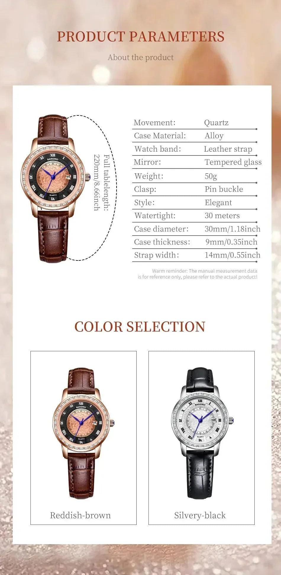 Lige Elegance Chronograph – Women's Luxury Sports Watchs-1 mysite