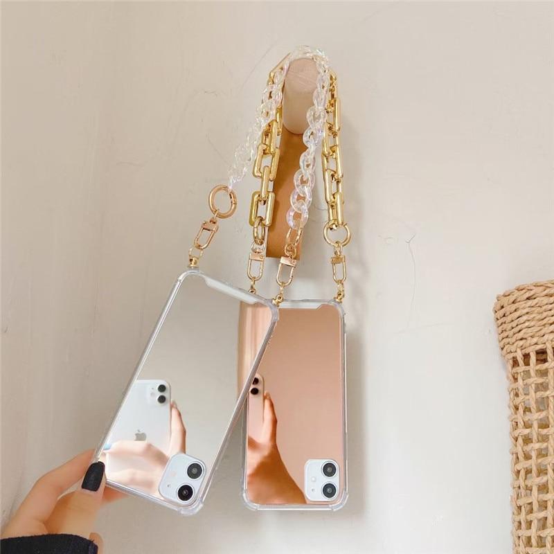 Fashionista Mirror Chain iPhone Case mysite
