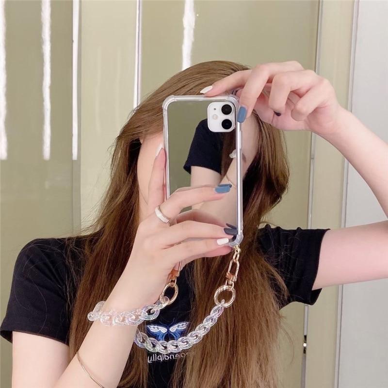 Fashionista Mirror Chain iPhone Case mysite