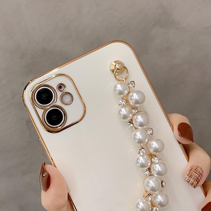 Gloss Pearl Chain iPhone Case mysite