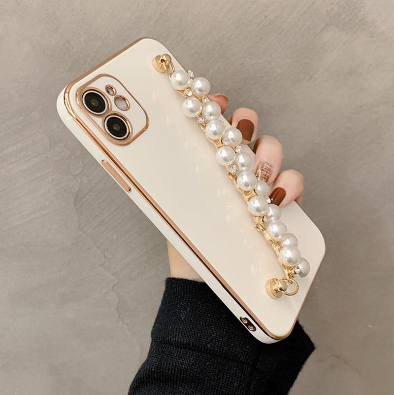 Gloss Pearl Chain iPhone Case mysite