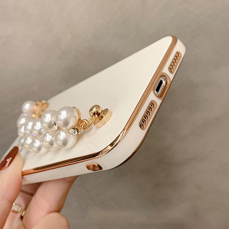 Gloss Pearl Chain iPhone Case mysite