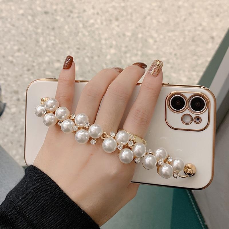 Gloss Pearl Chain iPhone Case mysite