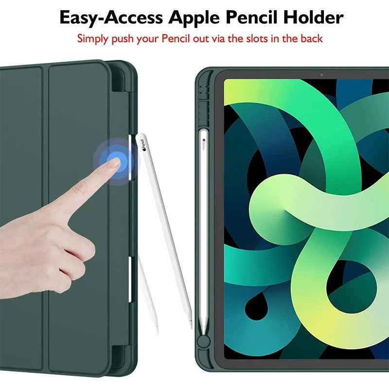 LEATHER FRESH SUMMER THEME PATTERN APPLE IPAD CASE WITH PENCIL HOLDER mysite