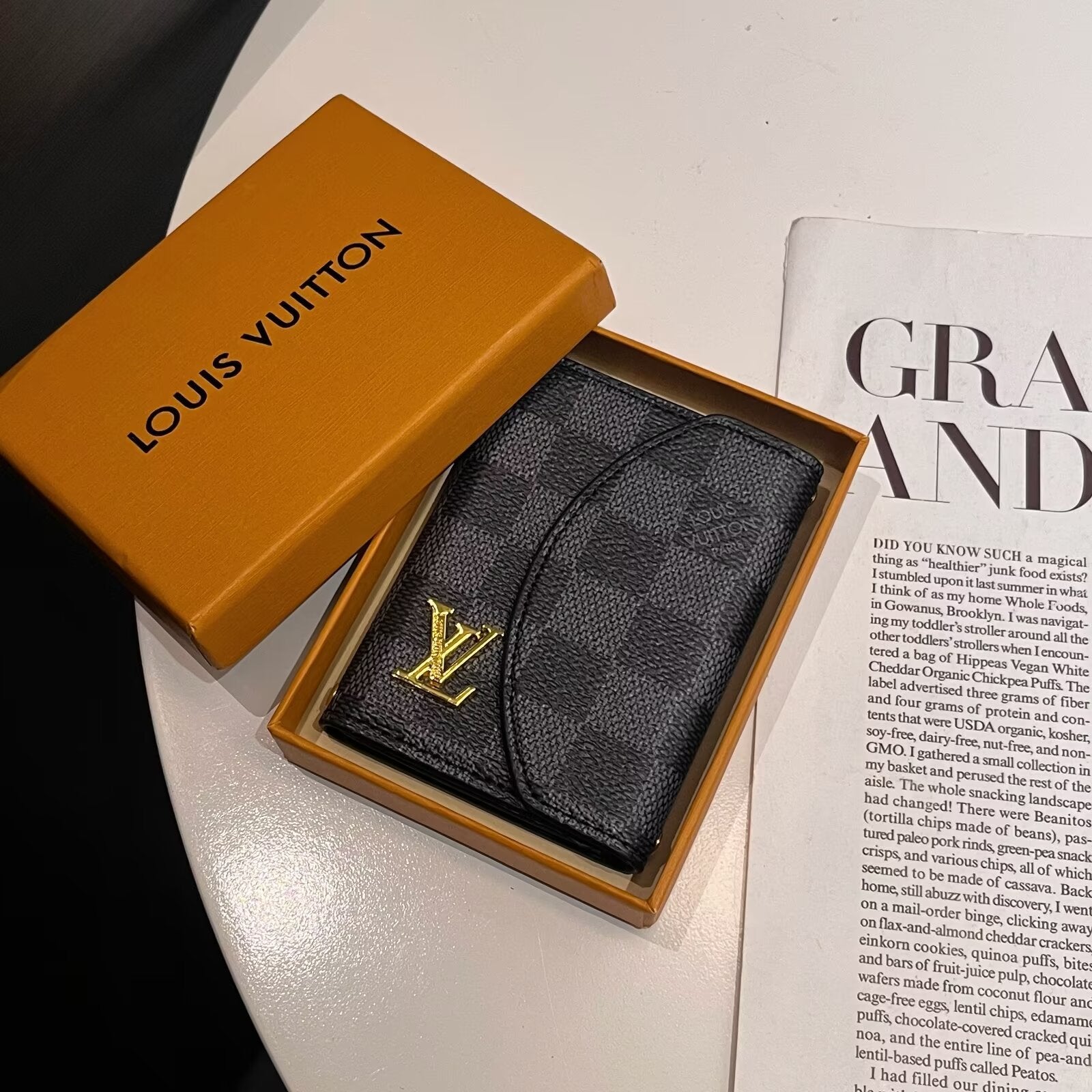 Luxury LV & GG-Inspired Monogram Compact Wallet Collection mysite