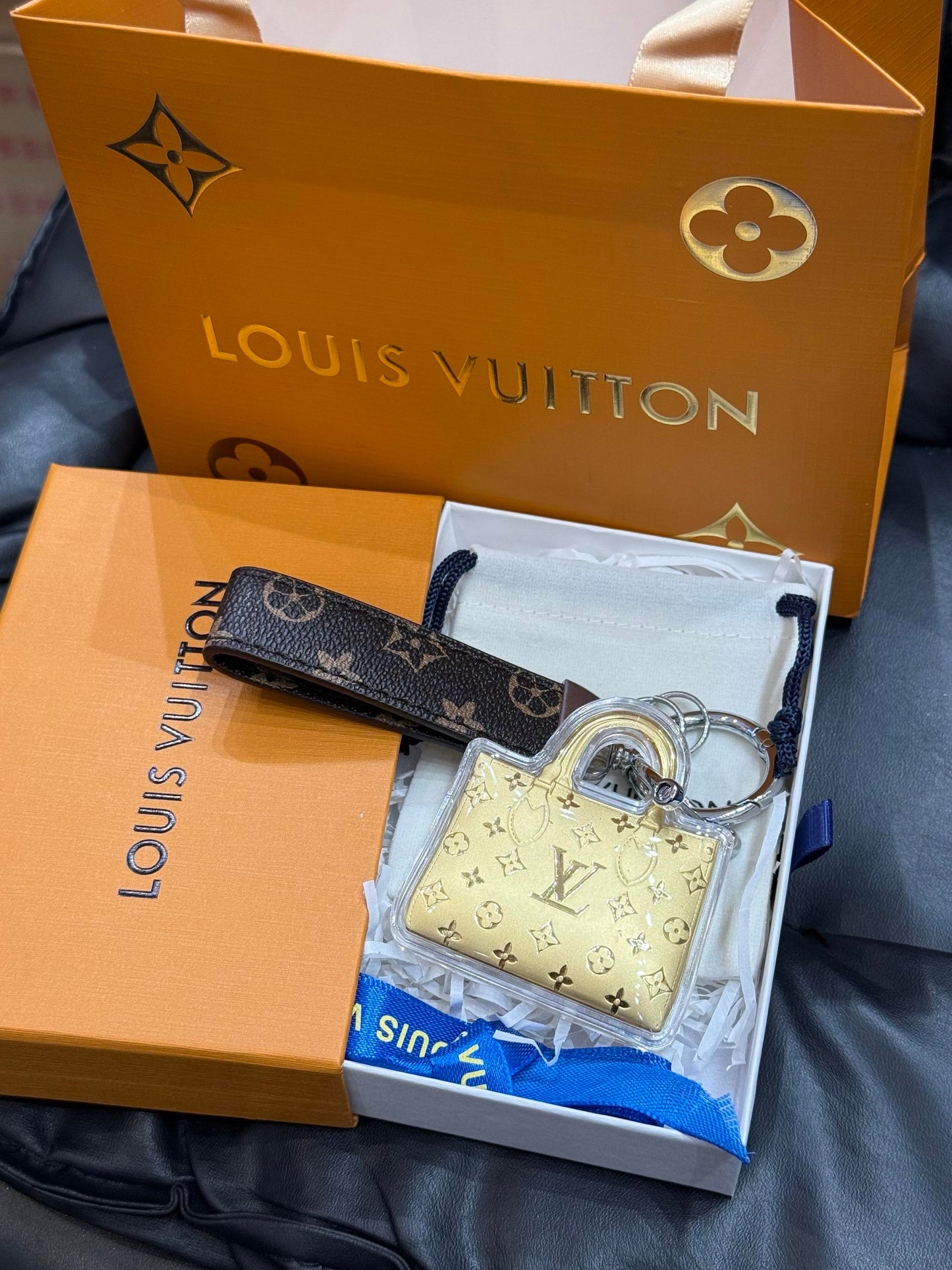 Schlüsselbeutel Gold -Mini -Tasche mysite