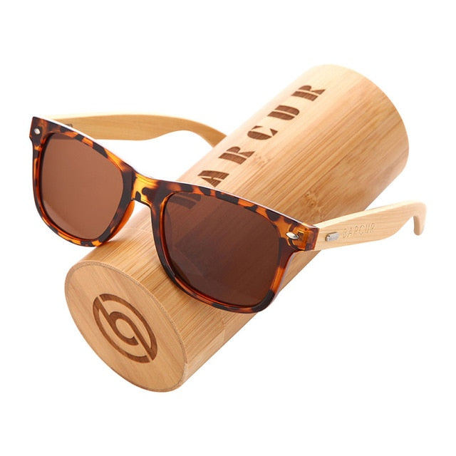 BARCUR Polarized Bamboo Sunglasses Men Wooden Sun glasses Women Brand Original Wood Glasses Oculos de sol masculino mysite