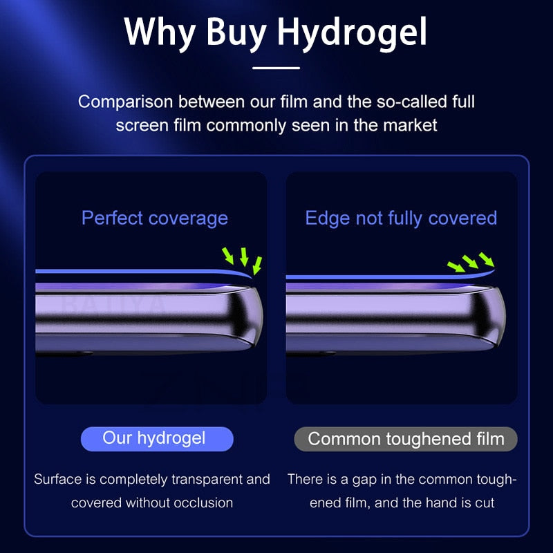 Premium Hydrogel Screen Shield for Samsungs mysite