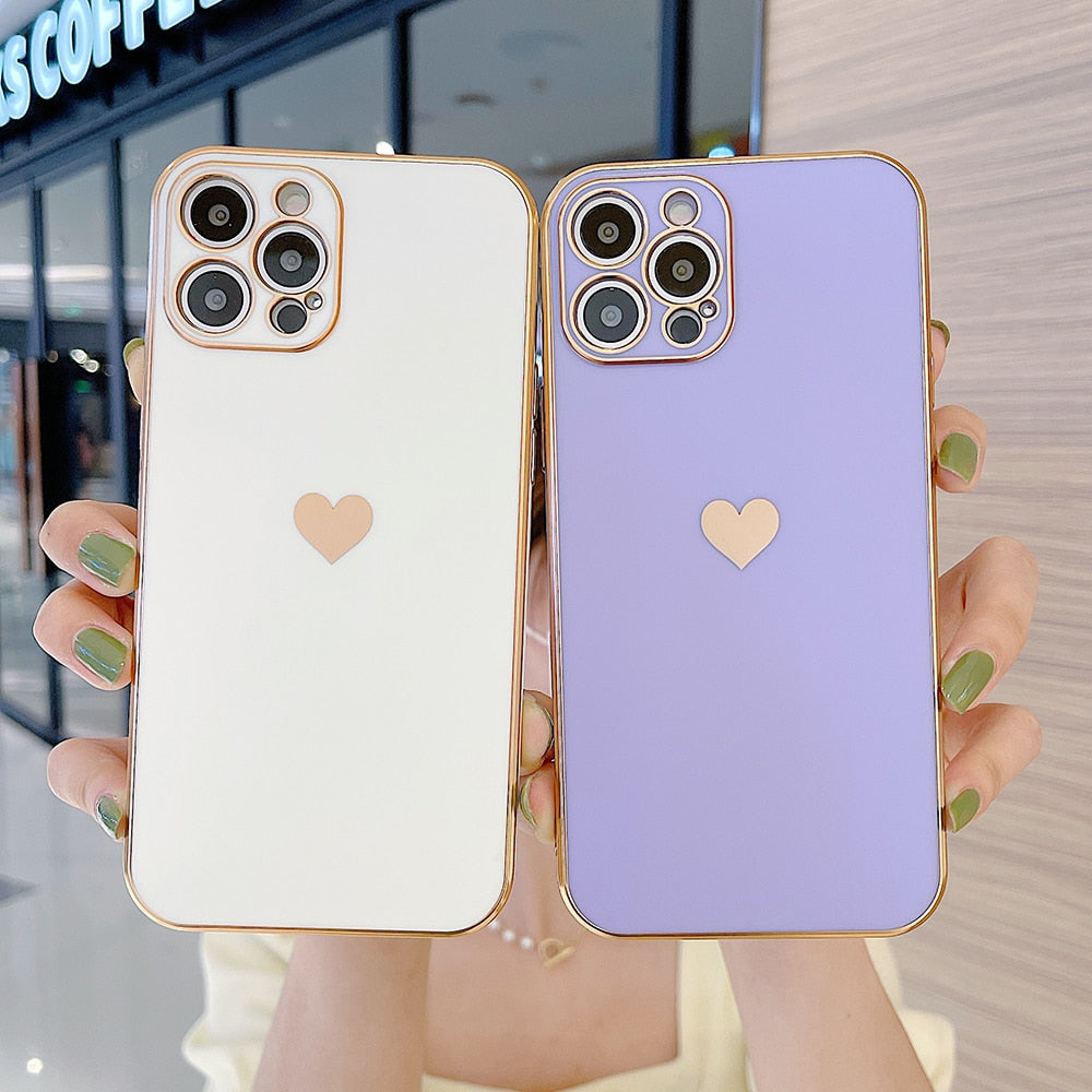 Love Heart Full Cover iPhone Case mysite