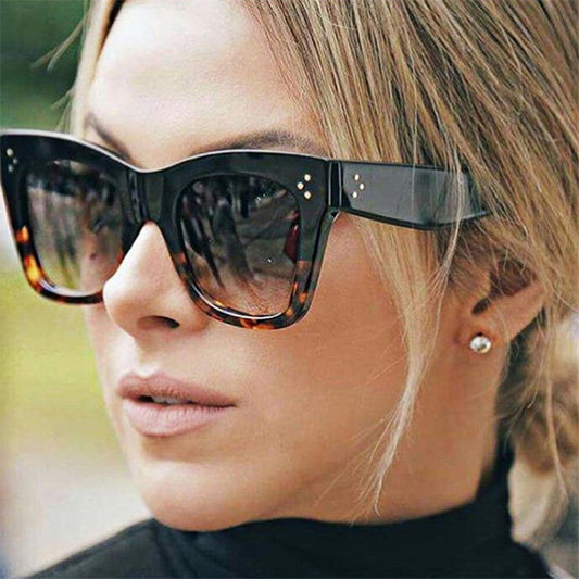 Oulylan Classic Cat Eye Sunglasses Women Vintage Oversized Gradient Sun Glasses Shades Female Luxury Designer UV400 Sunglass mysite