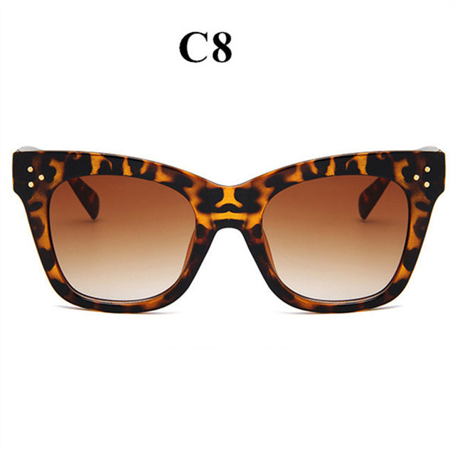 Oulylan Classic Cat Eye Sunglasses Women Vintage Oversized Gradient Sun Glasses Shades Female Luxury Designer UV400 Sunglass mysite
