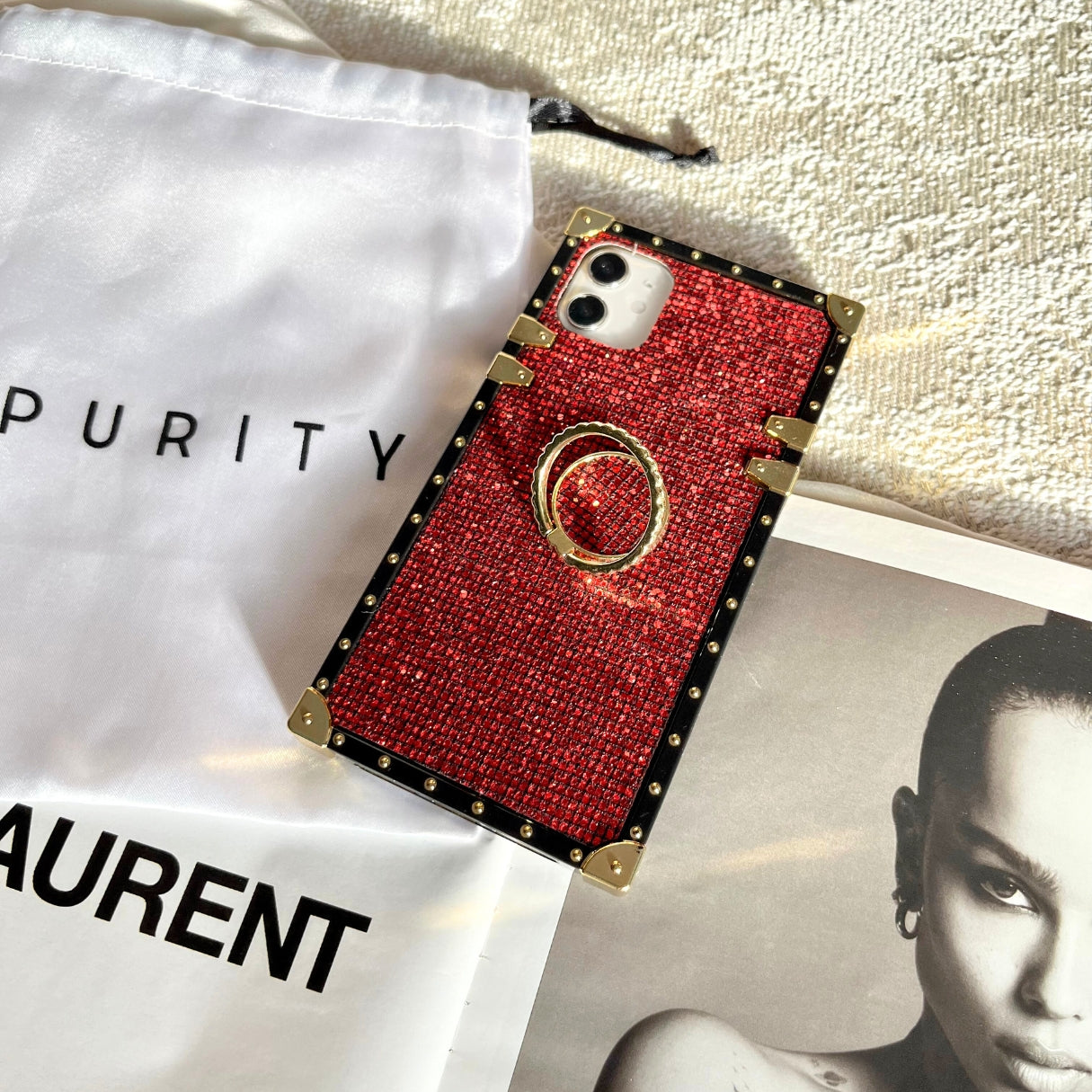 Samsung Case with Ring "Ruby" mysite