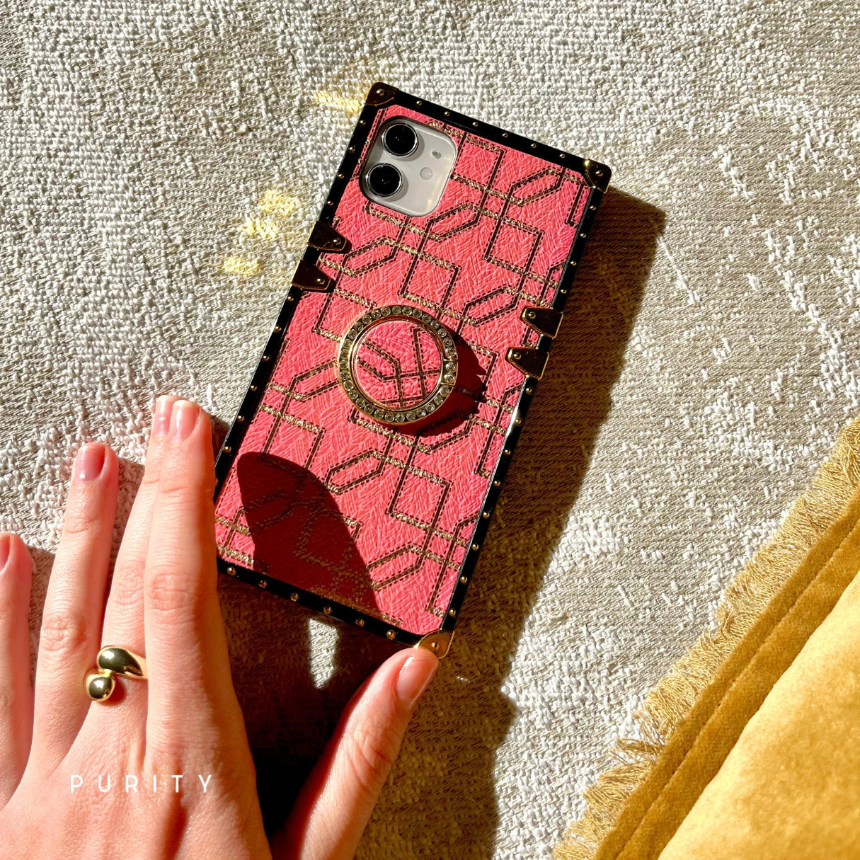 Samsung Case with Ring "Peach" mysite
