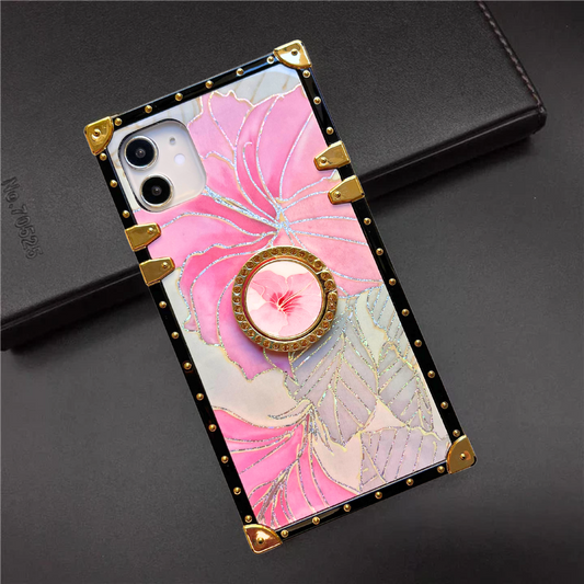 Samsung Case with Ring "Pink Hibiscus" mysite