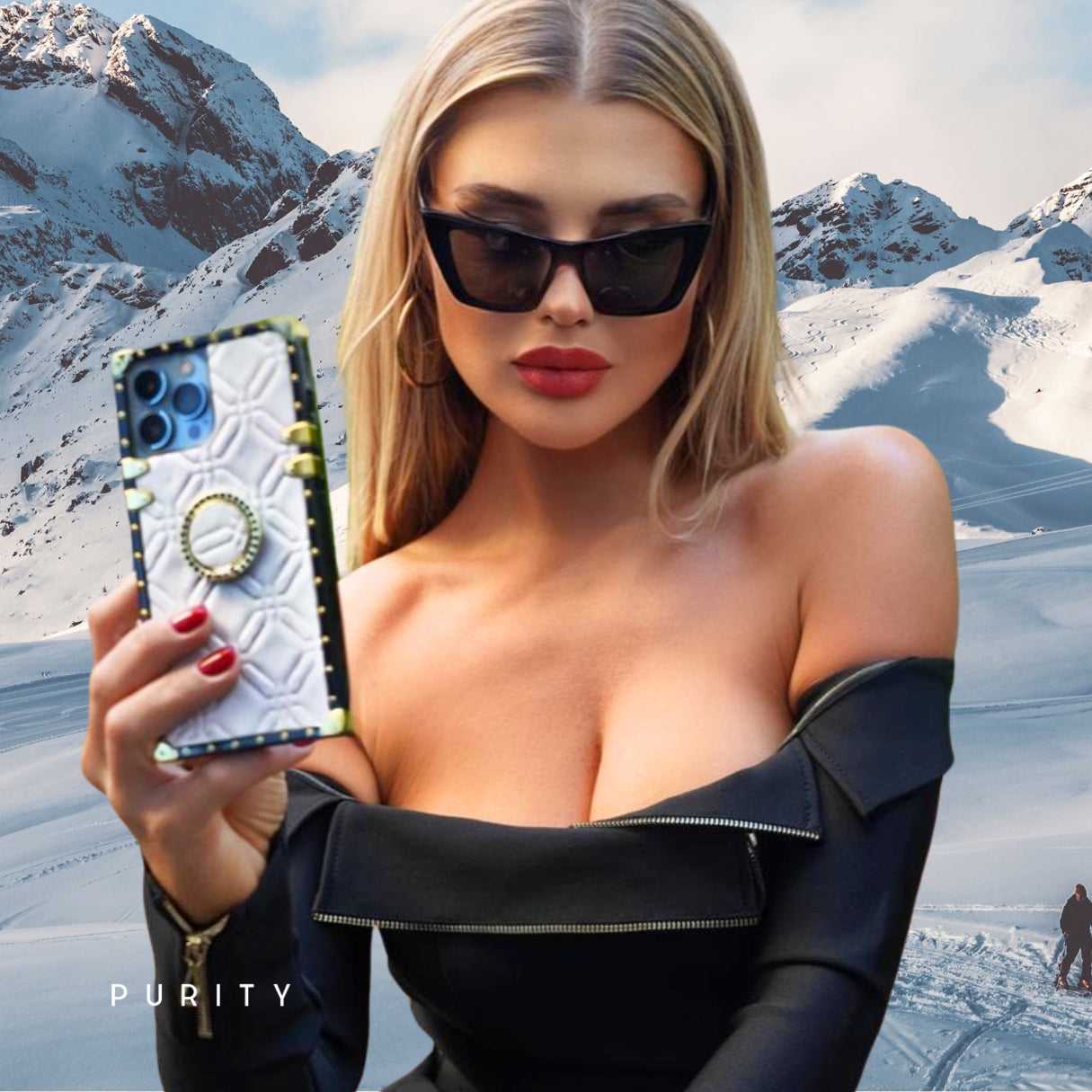 Samsung Case with Ring "Snowman" mysite