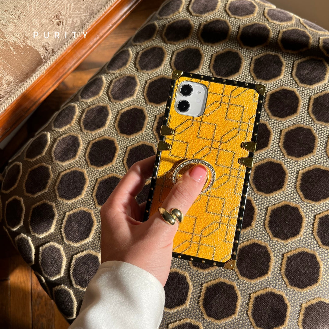 Samsung Case with Ring "Yellow" mysite