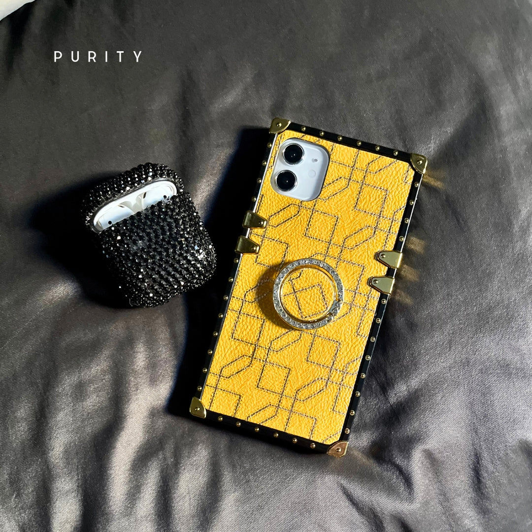 Samsung Case with Ring "Yellow" mysite
