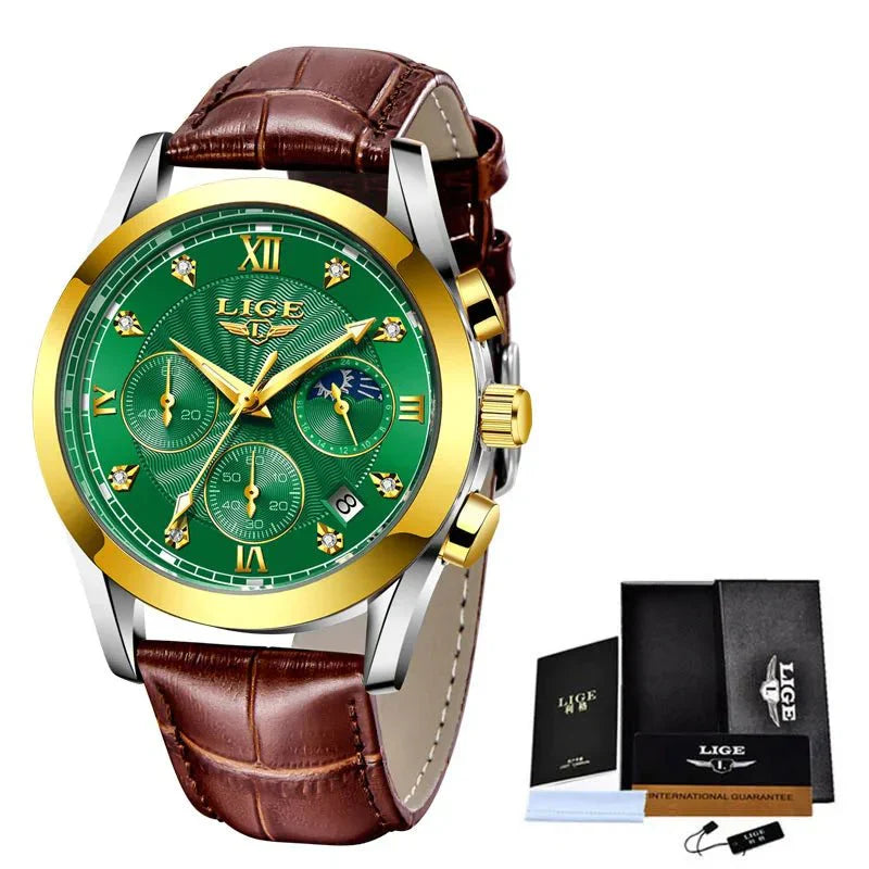 Shark & Sapphire Golden Radiance Luxury Women's Watchs-1 mysite